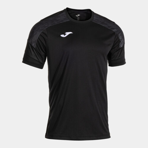 JOMA მაისური  CHAMPIONSHIP VIII SHORT SLEEVE T-SHIRT BLACK DARK GRAY შავი