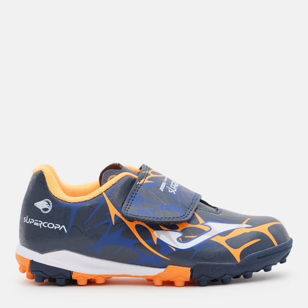 595374341 Football boots Super Copa Jr 25 turf junior navy blue fluorescent orange - Image 1