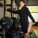 Hooded sweater unisex Breath black - Image 4